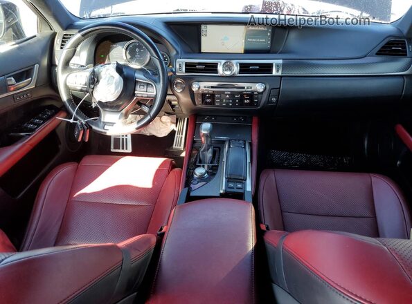 JTHEZ1BL2LA019736 2020 LEXUS GS Black Առջևի վահանակի տեսք