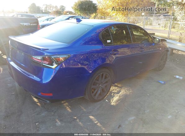 JTHEZ1BL9LA020060 2020 LEXUS GS 350 Синий Задняя правая четверть