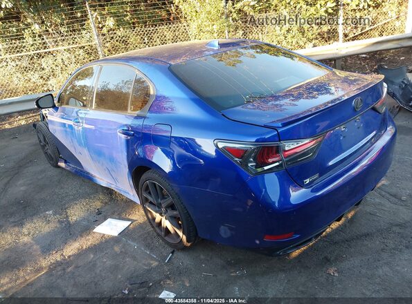 JTHEZ1BL9LA020060 2020 LEXUS GS 350 Синий Задняя левая четверть