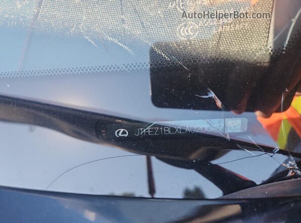 JTHEZ1BLXLA020049 2020 LEXUS GS Black Вид підкапотного простору