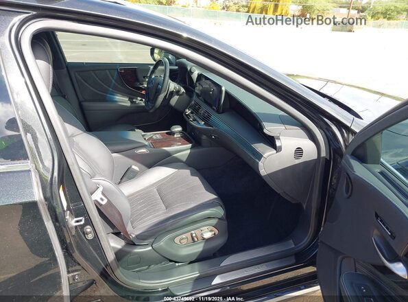 JTHG5LFF9P5019235 2023 LEXUS LS 500 Черный Вид салона спереди