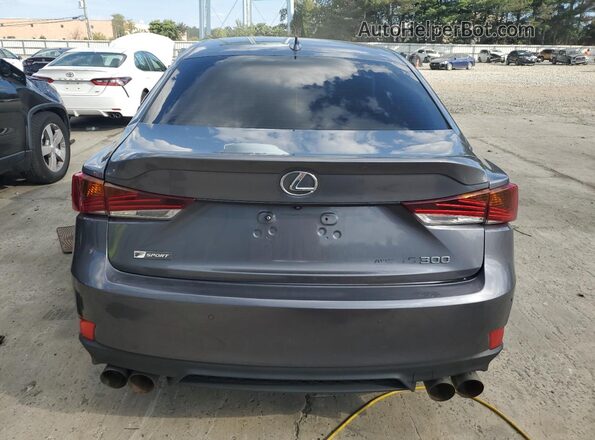 JTHG81F24L5040786 2020 LEXUS IS Gray Հետևի տեսք