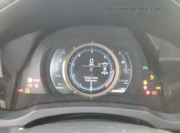 JTHG81F25L5041137 2020 LEXUS IS White Instrument cluster view