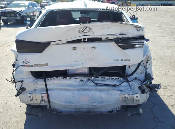 JTHGA1D23L5103075 2020 LEXUS IS White უკანა ხედი