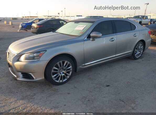JTHGL5EF0G5057200 2016 LEXUS LS 460 Silver Առջևի ձախ երեք քառորդ տեսարան