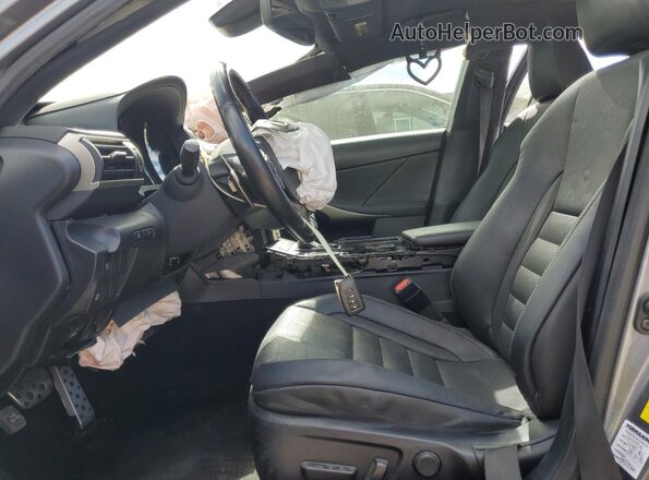 JTHGZ1B22L5035914 2020 LEXUS IS Charcoal Widok wnętrza z przodu