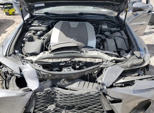 JTHGZ1B22L5035914 2020 LEXUS IS Charcoal Widok wnętrza z tyłu