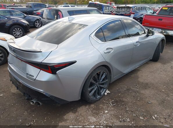 JTHGZ1B22M5042279 2021 LEXUS IS 350 Silver Հետևի աջ
