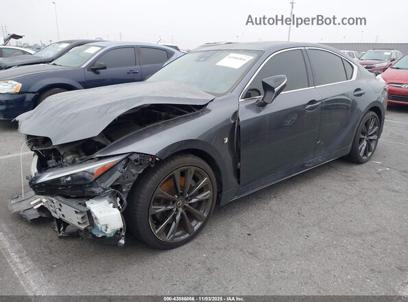 JTHGZ1B22P5068207 2023 LEXUS IS 350 Серый Передняя левая четверть