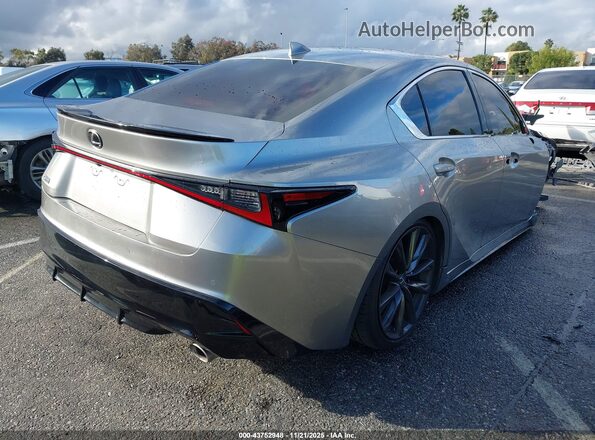 JTHGZ1B23M5046910 2021 LEXUS IS 350 Silver Задня права чверть