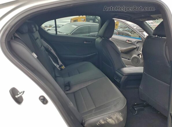 JTHGZ1B25M5043605 2021 LEXUS IS White Rear seats view