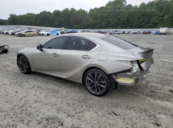 JTHGZ1B26M5043080 2021 LEXUS IS Tan Rear left