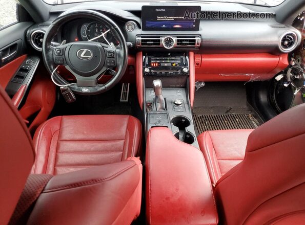JTHGZ1B26M5043080 2021 LEXUS IS Tan Dashboard view