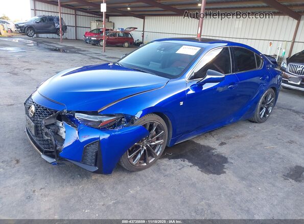 JTHGZ1B27P5064878 2023 LEXUS IS 350 Синий Передняя левая четверть