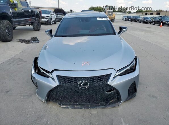 JTHGZ1B28M5037443 2021 LEXUS IS Silver Դիմացի տեսք