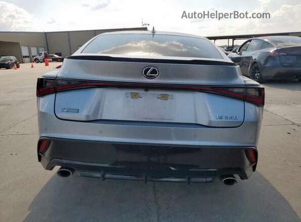 JTHGZ1B28M5037443 2021 LEXUS IS Silver Հետևի տեսք
