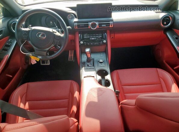 JTHGZ1B28M5037443 2021 LEXUS IS Silver Առջևի վահանակի տեսք