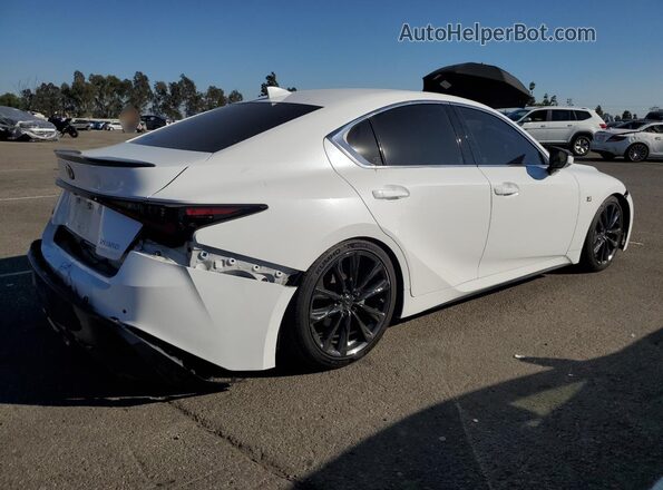 JTHGZ1B28M5043422 2021 LEXUS IS White Հետևի աջ