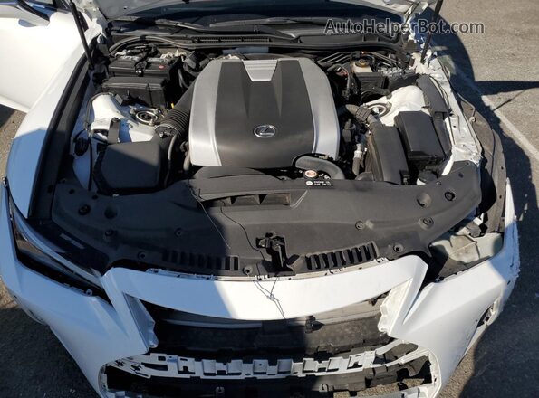 JTHGZ1B28M5043422 2021 LEXUS IS White Սալոնի հետևի տեսք