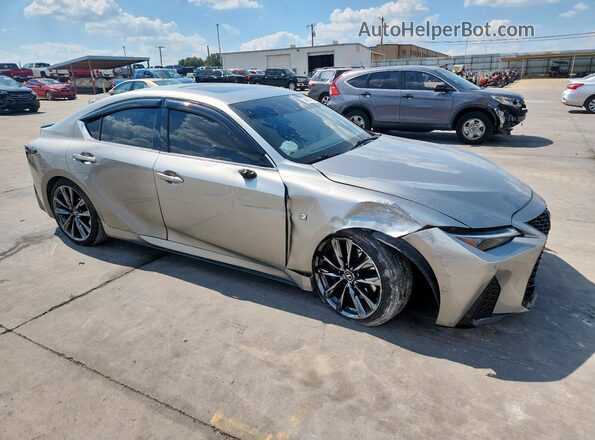 JTHGZ1B28N5054843 2022 LEXUS IS Серебряный Передняя правая четверть