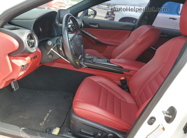 JTHGZ1B28N5056513 2022 LEXUS IS Белый Вид салона спереди