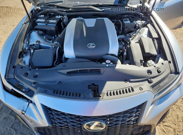 JTHGZ1B28N5058343 2022 LEXUS IS Silver უკანა სალონის ხედი