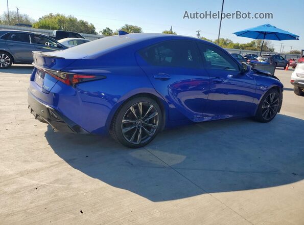 JTHGZ1B2XM5047178 2021 LEXUS IS Blue Tył prawy