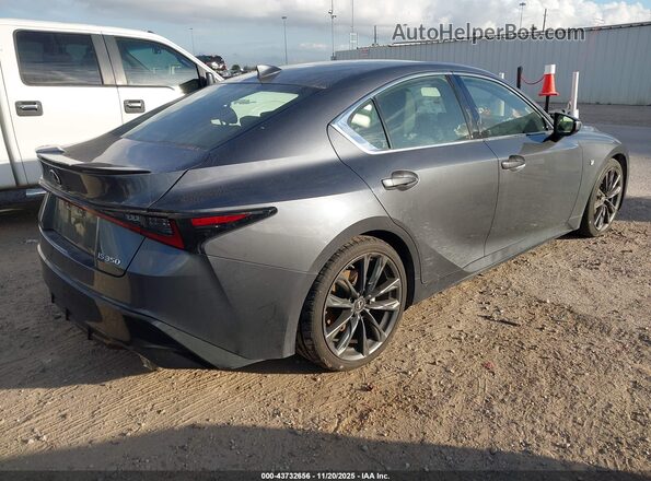 JTHGZ1B2XN5055010 2022 LEXUS IS 350 Gray Հետևի աջ