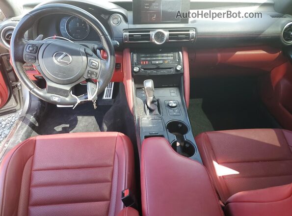 JTHGZ1E21M5018549 2021 LEXUS IS Серебряный Вид панели приборов