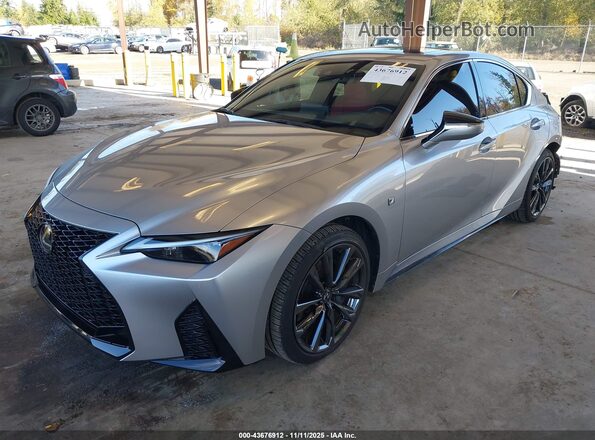 JTHGZ1E24R5033120 2024 LEXUS IS 350 Silver Przód lewy