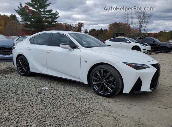JTHGZ1E26M5020393 2021 LEXUS IS Белый Передняя правая четверть