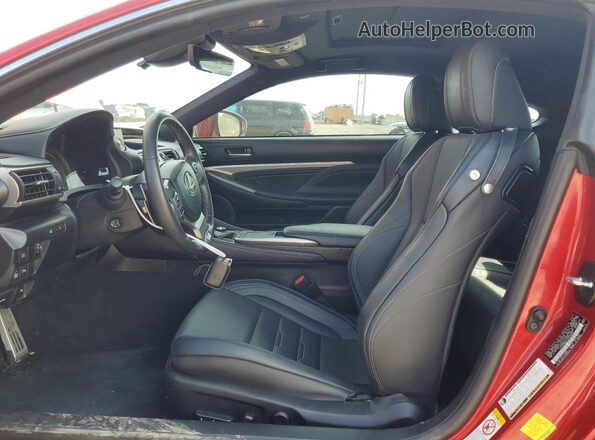 JTHHA5BC0J5008669 2018 LEXUS RC Red Vista interior delantera