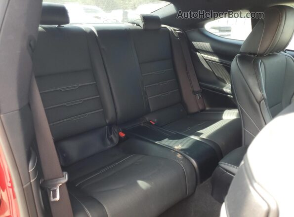 JTHHA5BC0J5008669 2018 LEXUS RC Red Vista de los asientos traseros