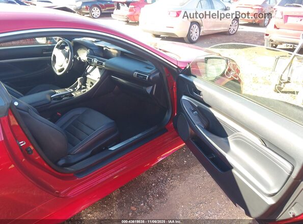 JTHHA5BC2K5009372 2019 LEXUS RC 300 Red Front interior view