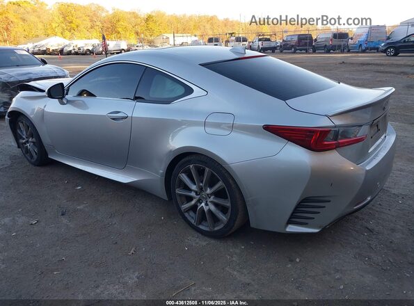 JTHHA5BC9G5001311 2016 LEXUS RC 200T Серебряный Задняя левая четверть