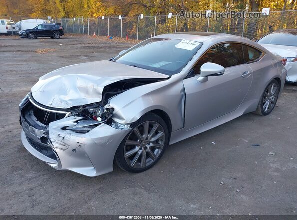 JTHHA5BC9G5001311 2016 LEXUS RC 200T Серебряный Передняя левая четверть