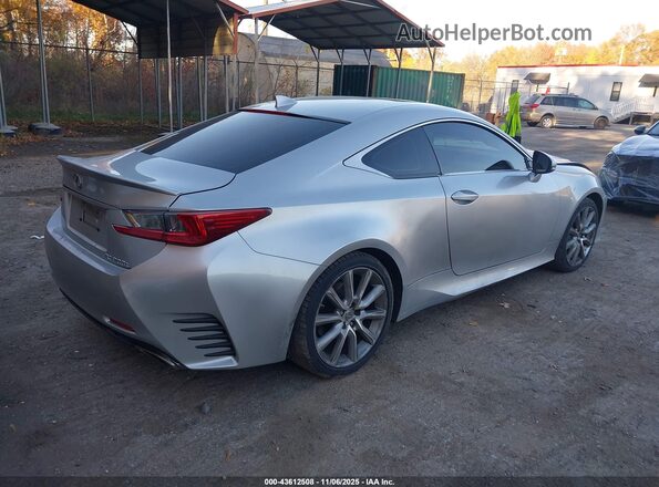JTHHA5BC9G5001311 2016 LEXUS RC 200T Серебряный Задняя правая четверть