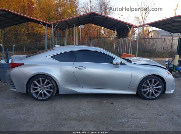 JTHHA5BC9G5001311 2016 LEXUS RC 200T Серебряный Вид задней части салона
