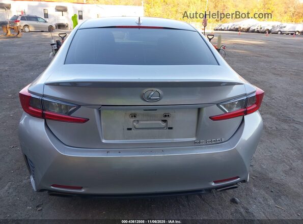 JTHHA5BC9G5001311 2016 LEXUS RC 200T Серебряный 