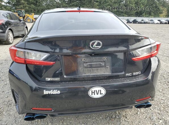 JTHHE5BC1H5014947 2017 LEXUS RC Black უკანა ხედი