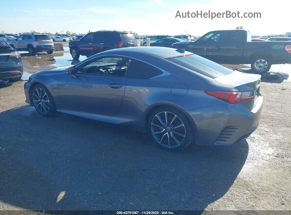 JTHHE5BC1H5016908 2017 LEXUS RC 350 Серый Задняя левая четверть