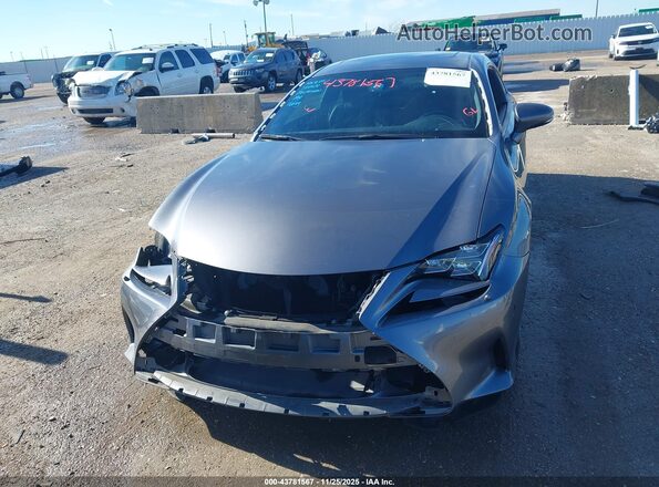 JTHHE5BC1H5016908 2017 LEXUS RC 350 Серый Вид задней части салона