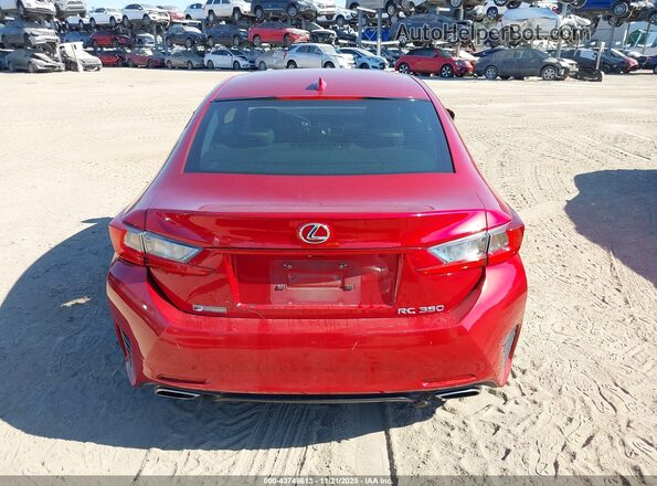 JTHHE5BC2H5014889 2017 LEXUS RC 350 Red 