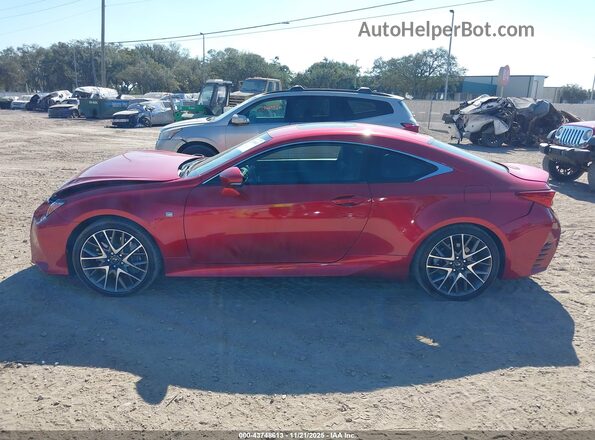 JTHHE5BC2H5014889 2017 LEXUS RC 350 Red Սալոնի 360 աստիճան տեսք