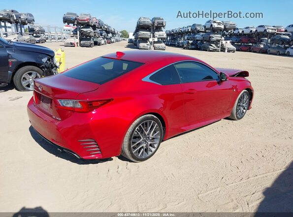 JTHHE5BC2H5014889 2017 LEXUS RC 350 Red Հետևի աջ