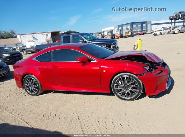JTHHE5BC2H5014889 2017 LEXUS RC 350 Red Սալոնի հետևի տեսք