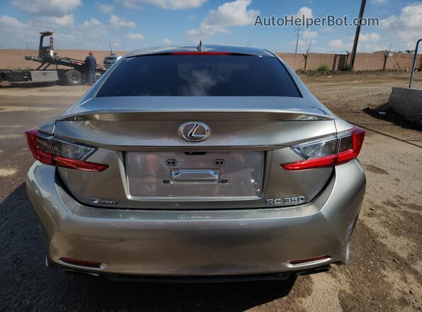 JTHHE5BC7H5015147 2017 LEXUS RC Silver Вид ззаду