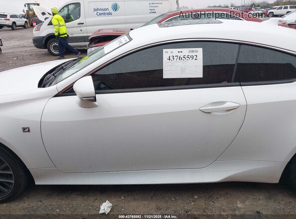 JTHHE5BC8H5017070 2017 LEXUS RC 350 White Rear interior view