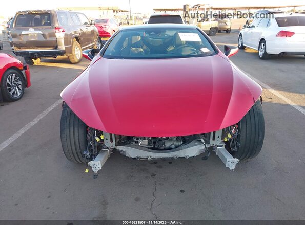 JTHHP5AY1JA005525 2018 LEXUS LC 500 Red Rear interior view