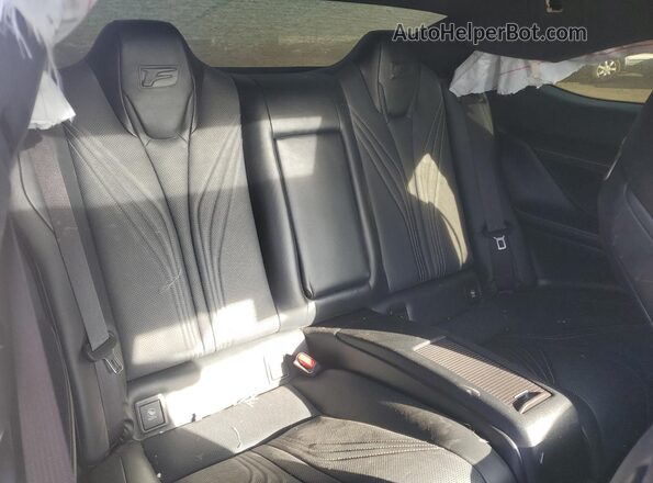 JTHHP5BC0H5006056 2017 LEXUS RC-F White Rear seats view